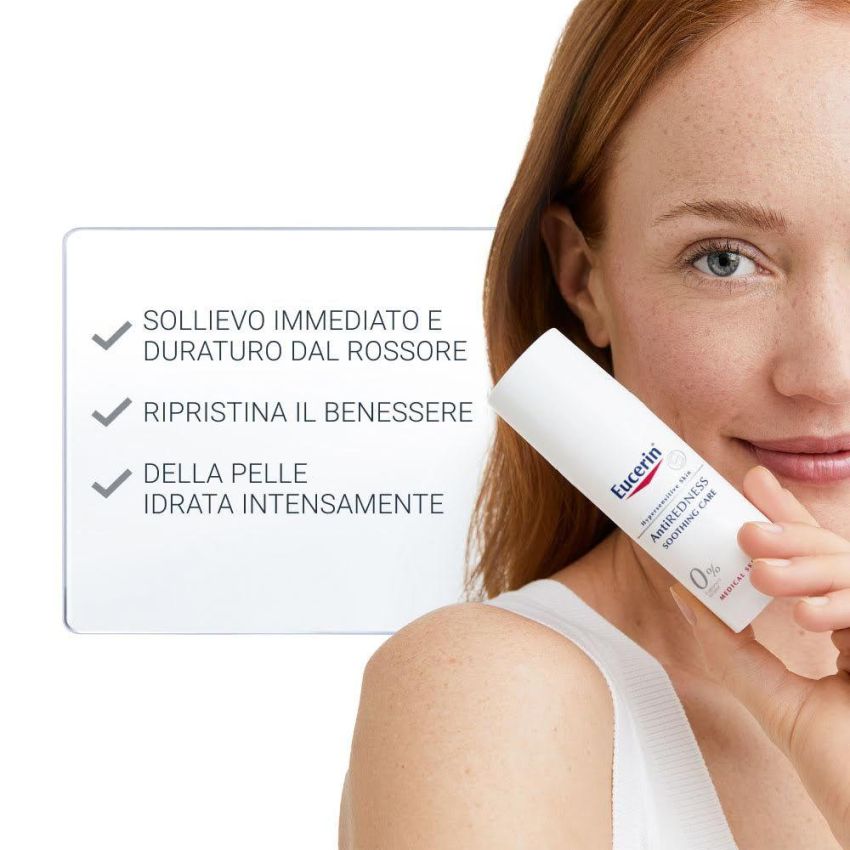 Eucerin Trattamento Notturno Lenitivo Antirose 50ml