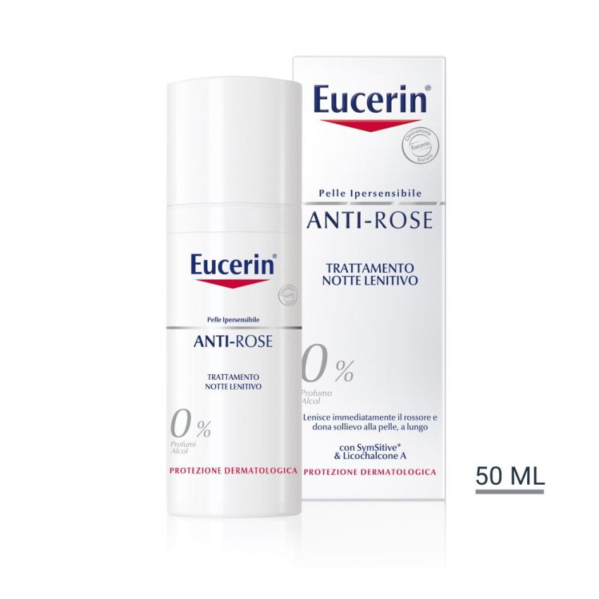Eucerin Trattamento Notturno Lenitivo Antirose 50ml
