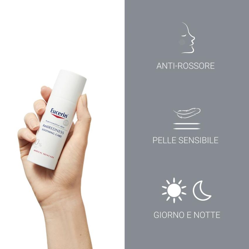 Eucerin Trattamento Notturno Lenitivo Antirose 50ml