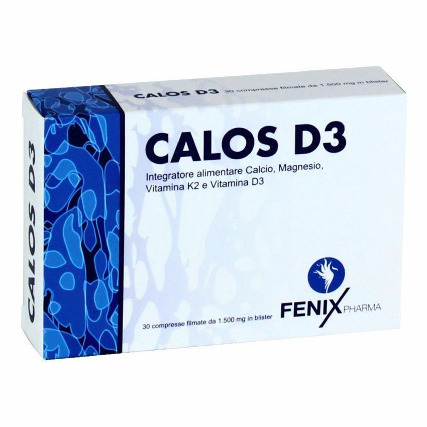 Calos D3 Supplemento di Vitamina D - 30 Compresse