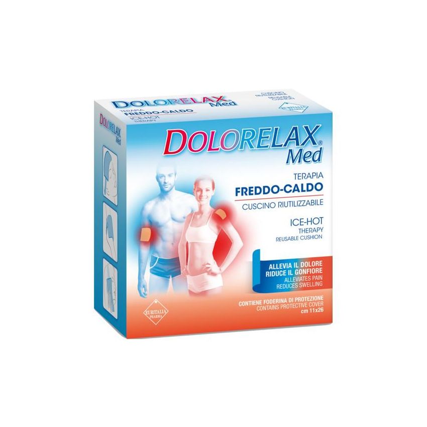 Dolorelax Med Ice-Hot Cuscino Terapeutico Riutilizzabile 11x26
