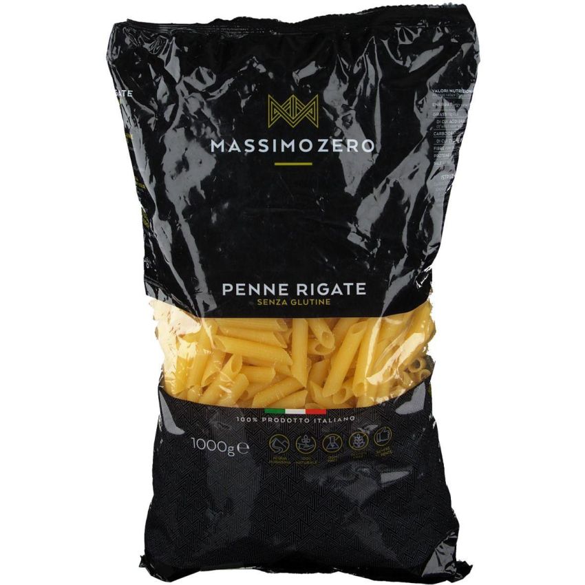 Penne Rigate Senza Glutine Massimo Zero 1Kg
