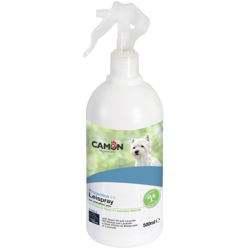 Camon Leispray - Lozione Protettiva Antiparassitaria per Cani e Gatti, 500ml