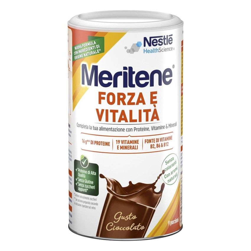 Meritene Forza e Vitalità - Cioccolato Energizzante 270g