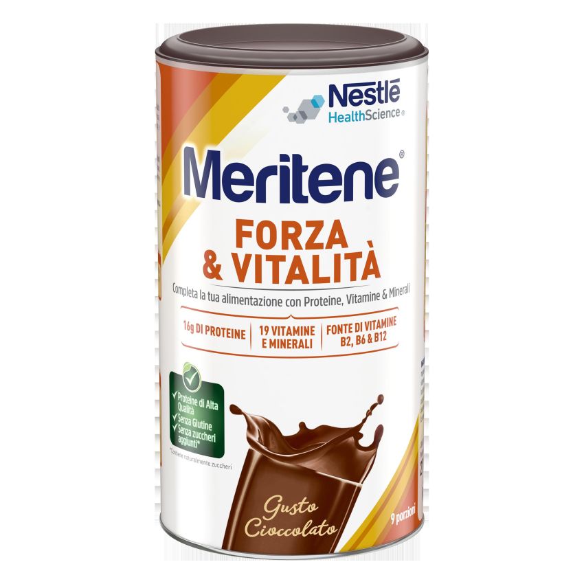 Meritene Forza e Vitalità - Cioccolato Energizzante 270g