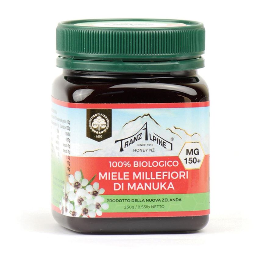 Miele di Manuka Bio MG150+ puro da 250g