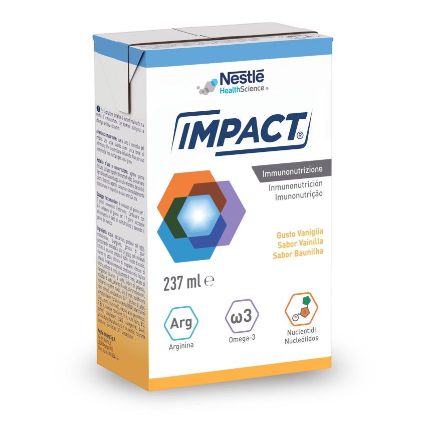 Nestl√® Impact Vaniglia - Pacco da 3 Bevande Nutrizionali da 237ml Ciascuna