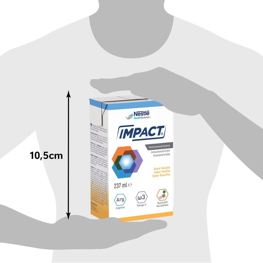 Nestl√® Impact Vaniglia - Pacco da 3 Bevande Nutrizionali da 237ml Ciascuna