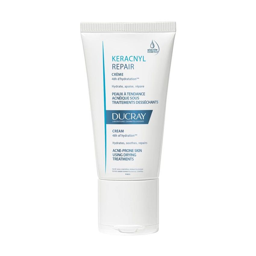 Ducray Keracnyl Repair Crema 50ml per Pelle Grassa o con Tendenza Acneica