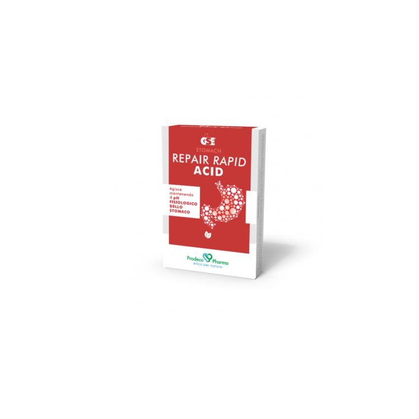GSE Rapid Acid Repair - Trattamento Digestivo con 12 Compresse