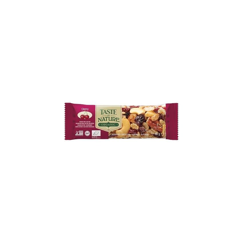Barretta Bio di Ciliegie e Noci Pecan 'Taste of Nature' 40g