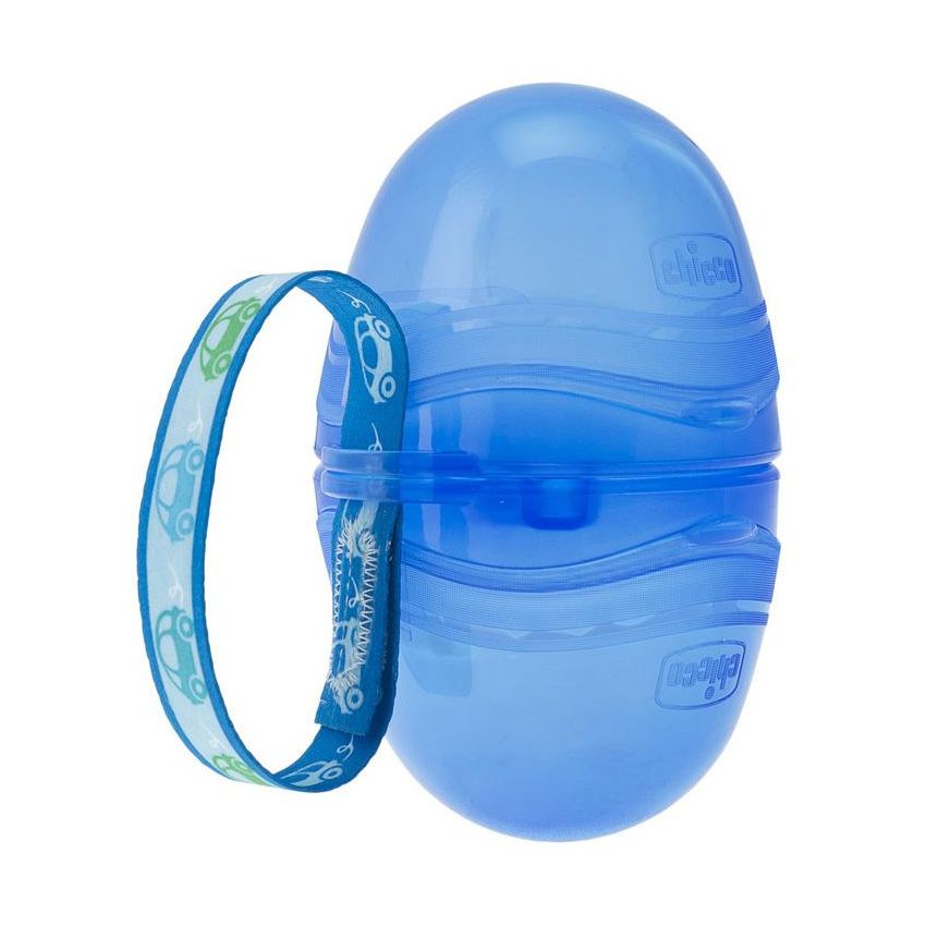 Portasucchietto Doppio Blu Chicco Elegante