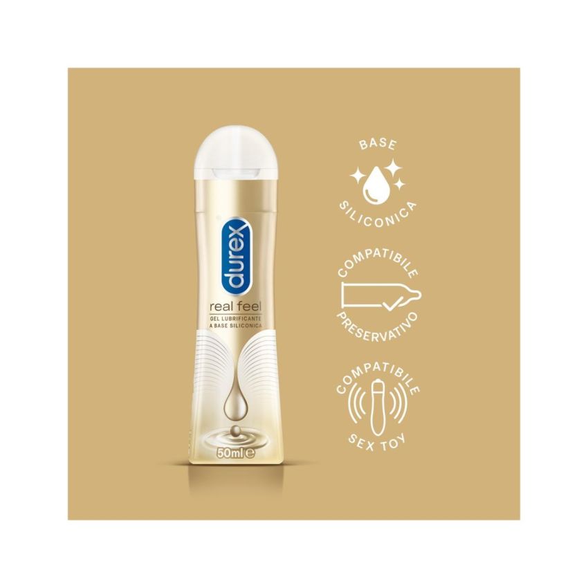 Durex Real Feel Top Gel - Lubricante Intimo 50ml