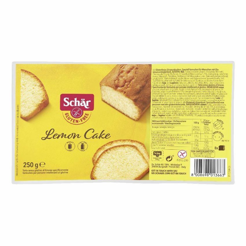 Schar Delicate Lemon Cake - 250g