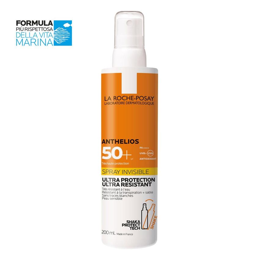 La Roche-Posay Anthelios SPF 50+ Spray Protettivo Solare, 200ml