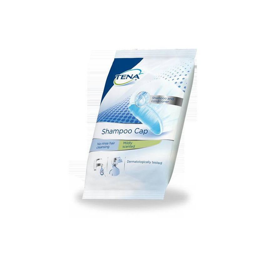 Tena Cuffia Pre-Umidificata con Shampoo - 1 Pezzo
