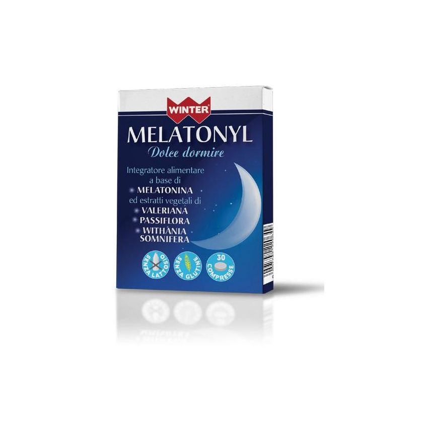 Dolce Dormire Melatonyl - Compresse Invernali per il Sonno, 30 compresse