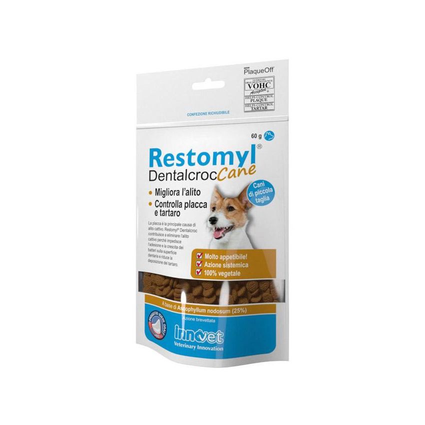 Restomyl Dentalcroc: Supporto Nutrizionale per Cani, 60g