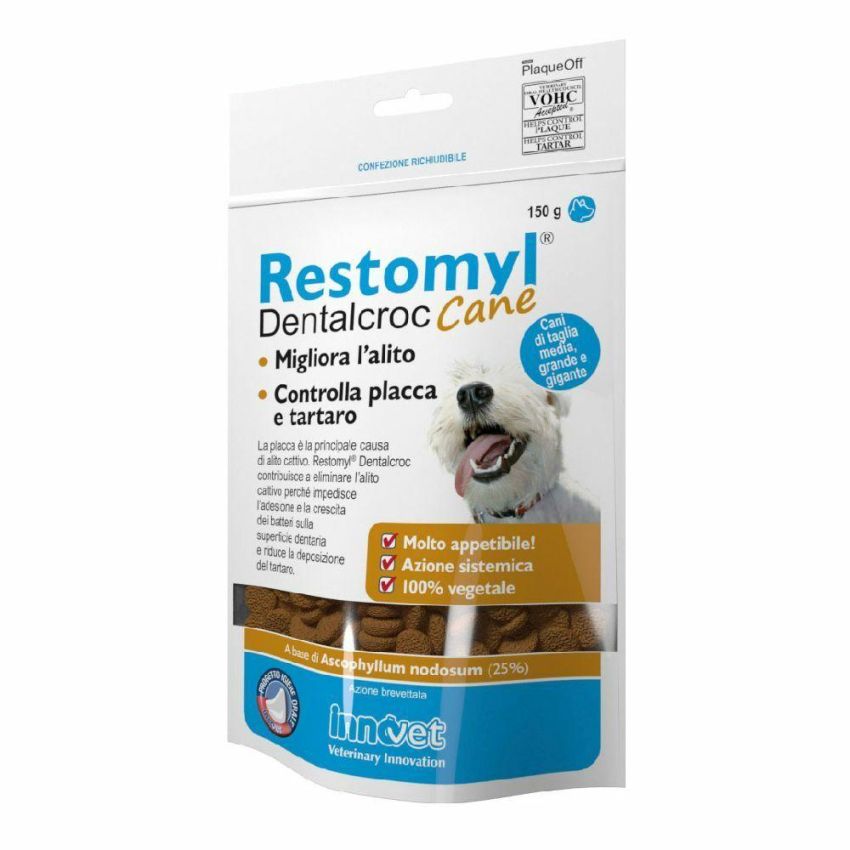 Restomyl Dentalcroc - Supporto Nutrizionale per Cani 150g