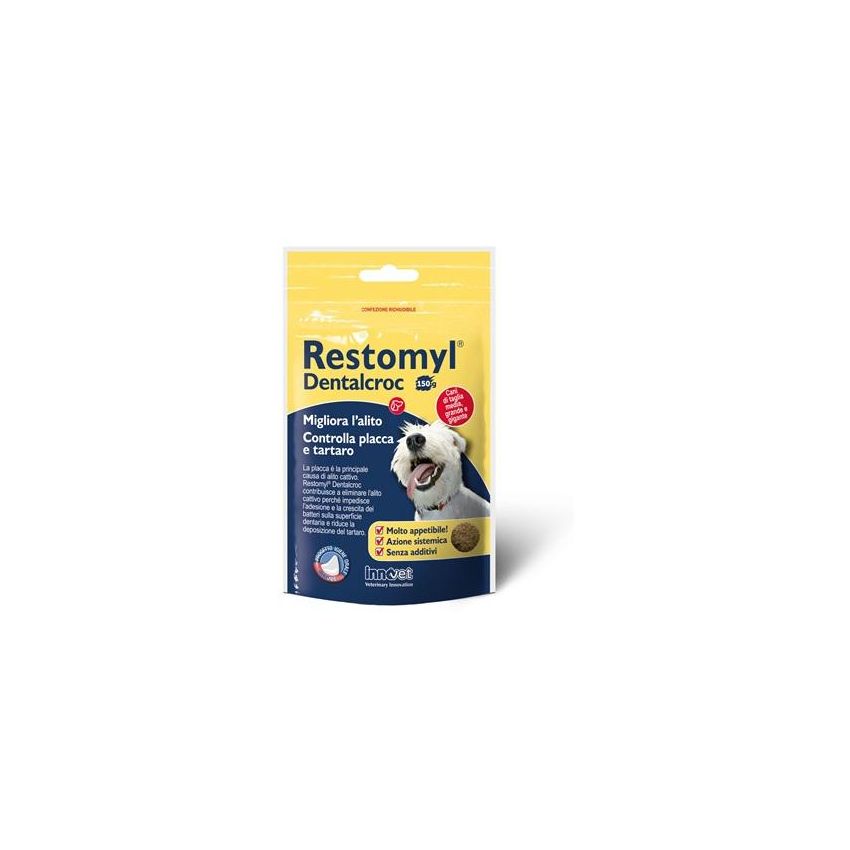 Restomyl Dentalcroc - Supporto Nutrizionale per Cani 150g