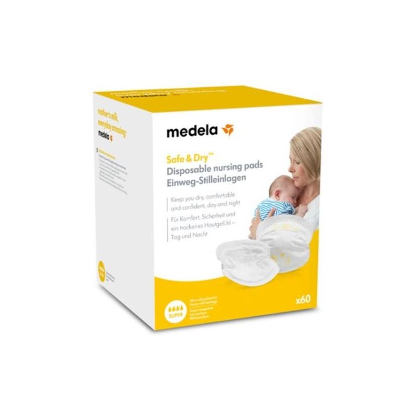Medela Coppette Assorbilatte Usa e Getta - Confezione da 60 Pezzi