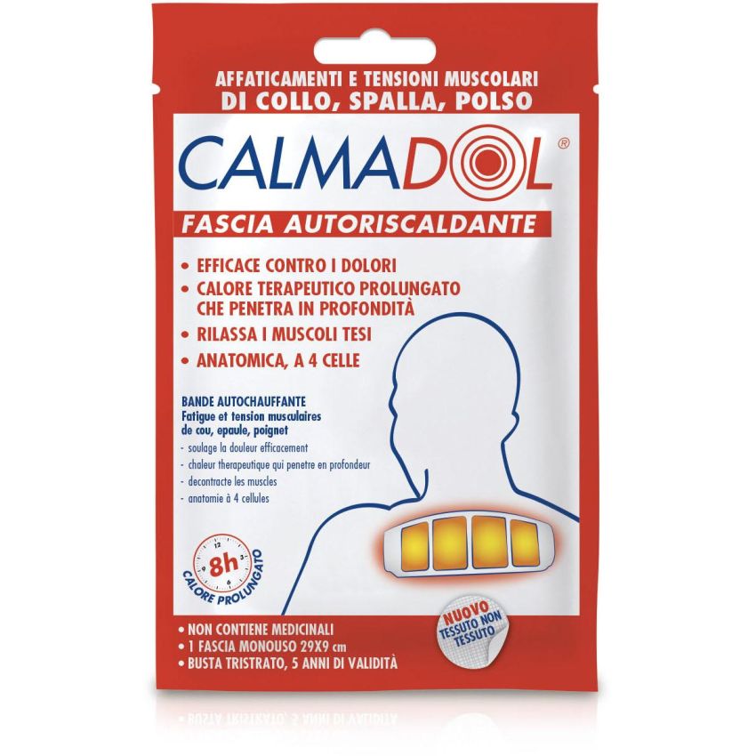 Fascia Autoriscaldante Calmadol per Collo, Spalla e Polso - 1 Pezzo