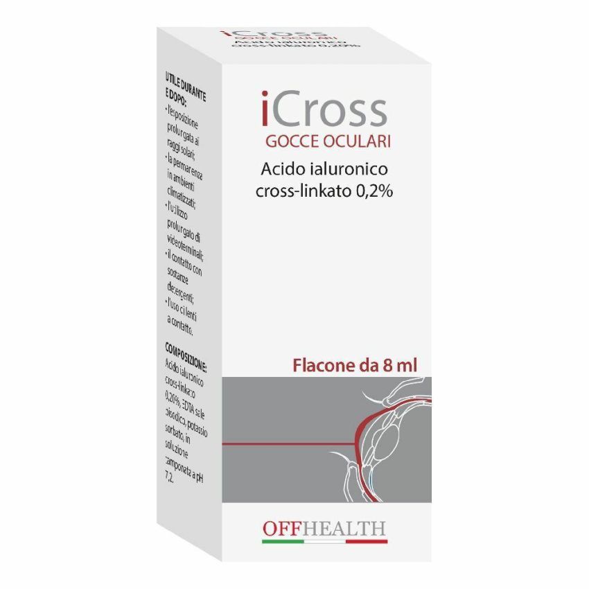 Icross Gocce Oculari Idratanti da 8ml