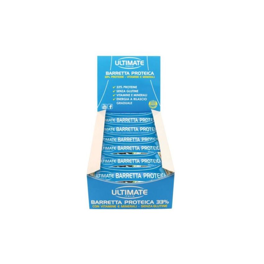 Barretta Proteica Premium Vaniglia e Cookies - Pacco da 24