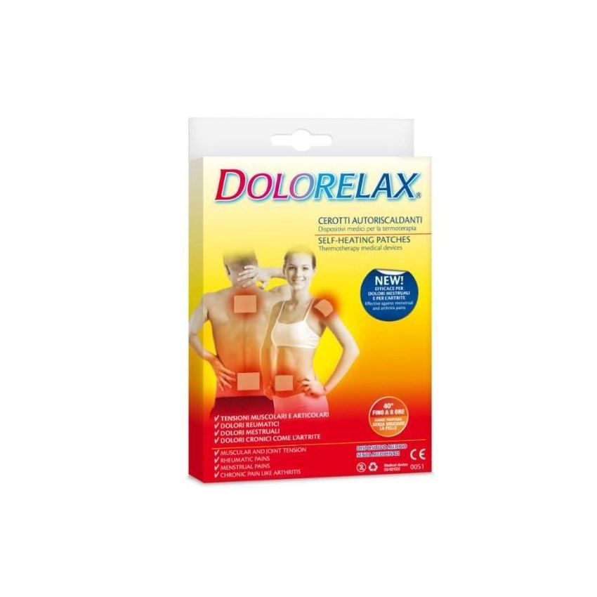 Dolorelax Med Cerotto - Effetto Calore, Pacco da 3 Pezzi