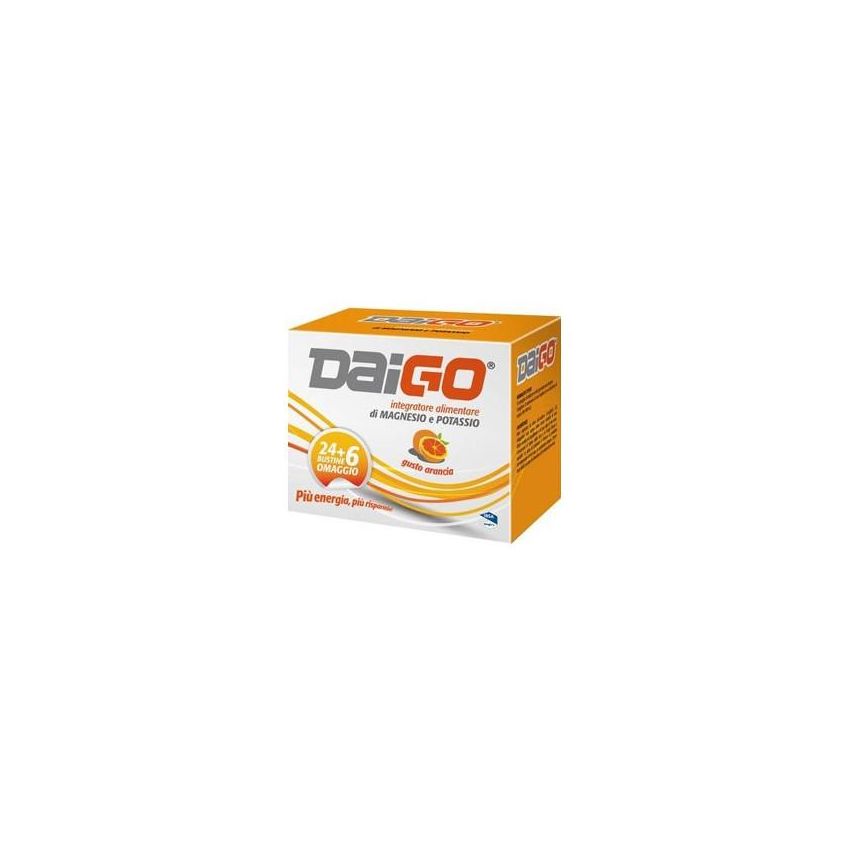 Daigo Magnesio e Potassio in Bustine Gusto Arancia - 240g