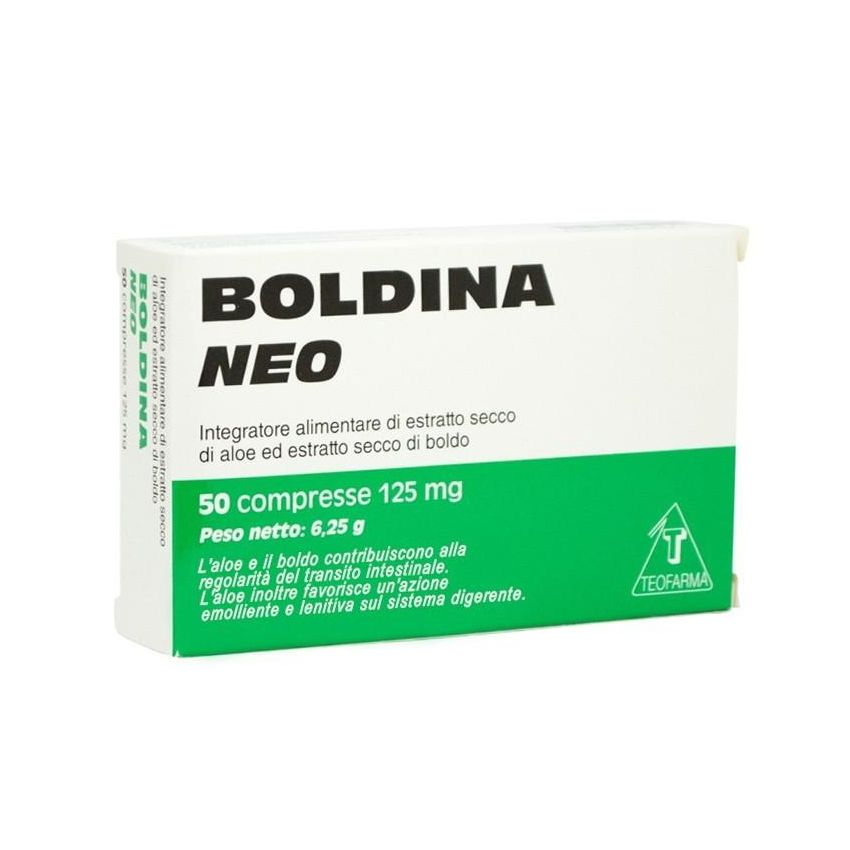Neo Boldina - 50 Compresse - 125mg Ciascuna