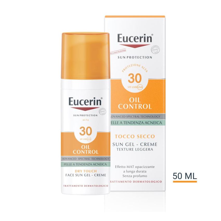Eucerin SPF30 Sun Gel Cream with Oil Control, 50ml