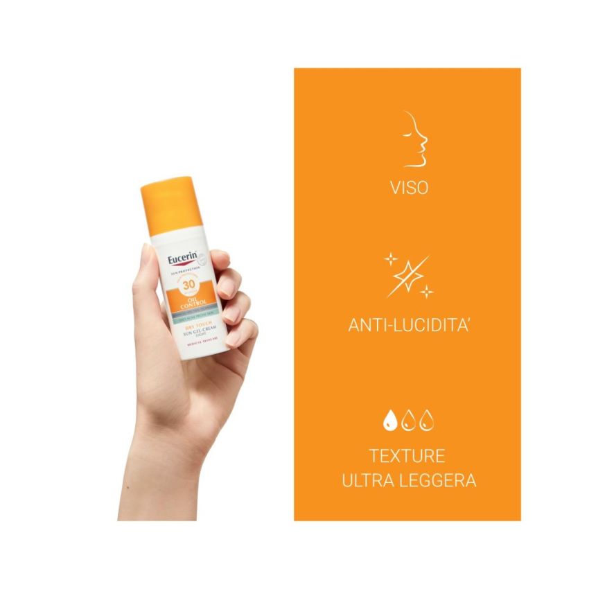 Eucerin SPF30 Sun Gel Cream with Oil Control, 50ml