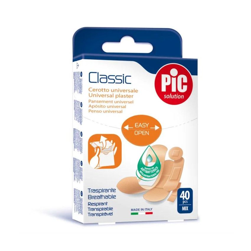 Pic Classic Mix: Confezione da 40 Cerotti Assortiti