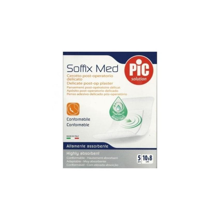 Soffix Med di Pic: Cerotto Sterile 10x8, Confezione da 5 Pezzi