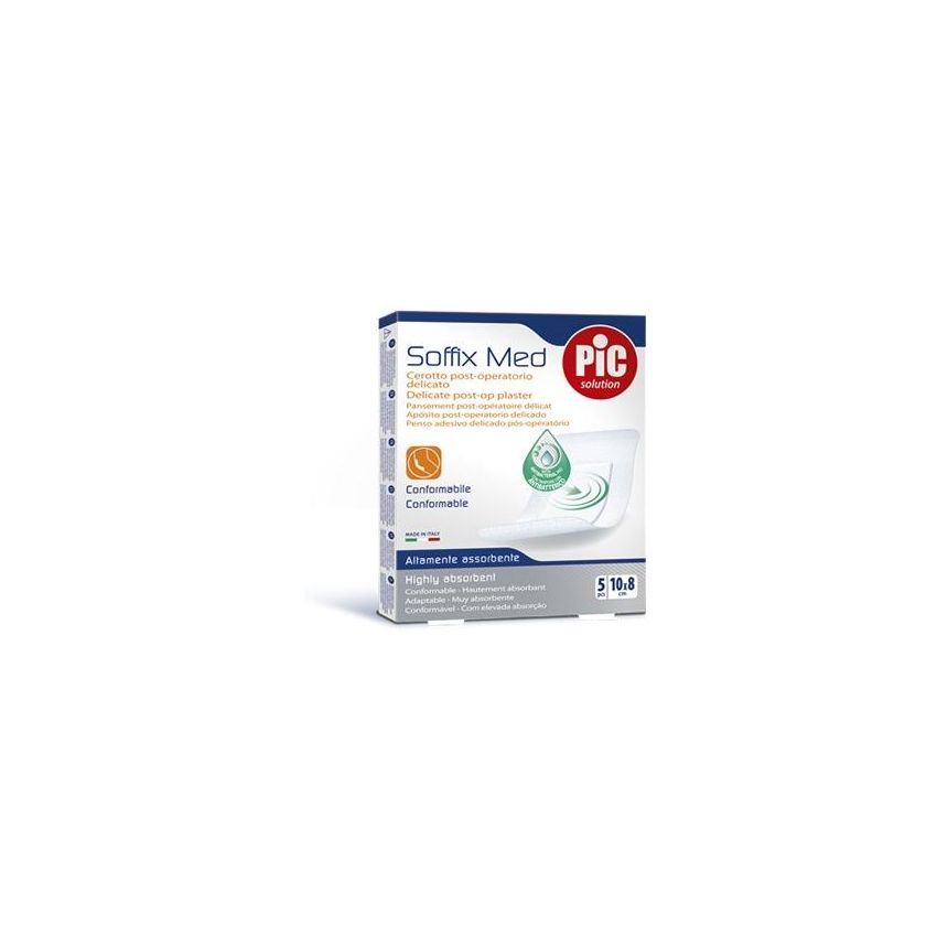 Soffix Med di Pic: Cerotto Sterile 10x8, Confezione da 5 Pezzi