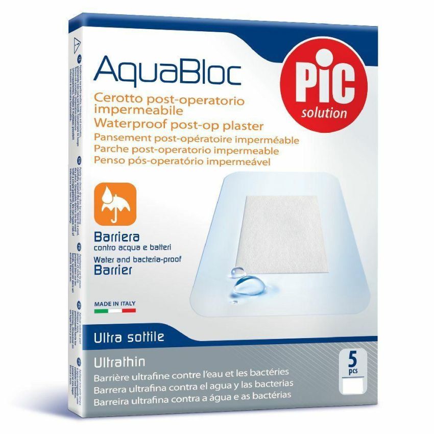 Antibatterico Aquabloc 10X15 cm, Confezione da 5 Pezzi