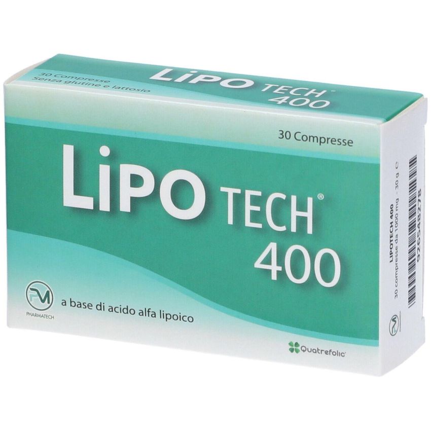 Lipotech 400 - Integratore Alimentare con 30 Compresse