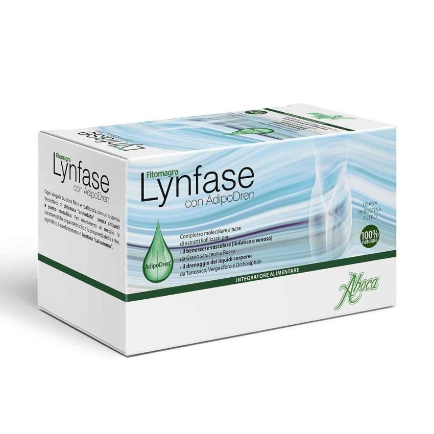 Aboca Fitomagra Lynfase - Tisana Detox in Bustine, 20 pezzi