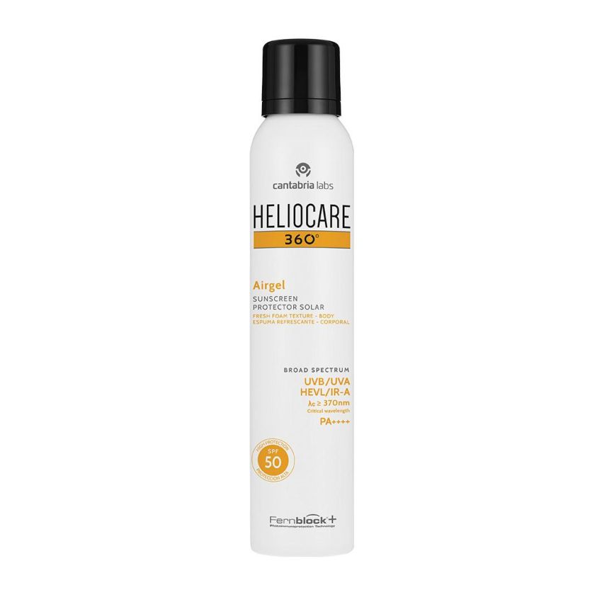 Heliocare 360 Airgel - Protezione Solare SPF50, 200ml