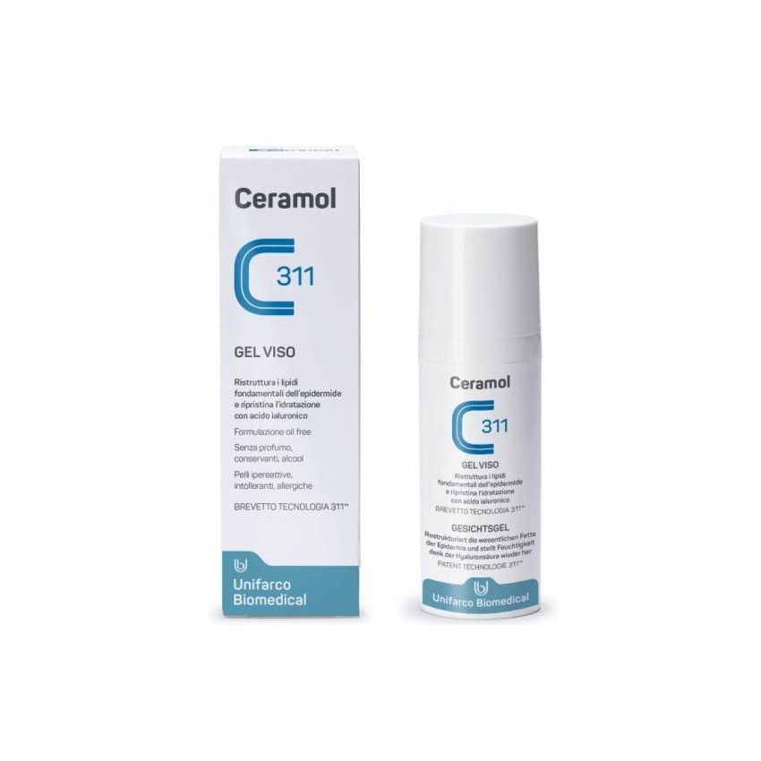 Ceramol Gel Idratante per il Viso 50ml