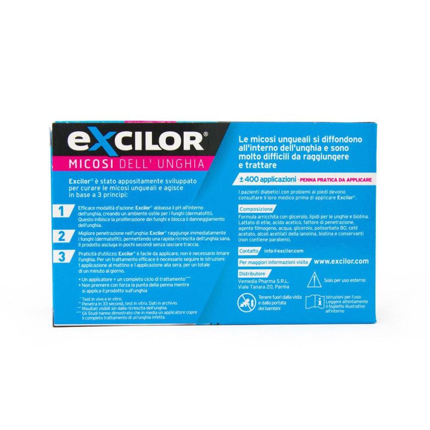 Excilor Penna per Onicomicosi, Trattamento Unghie 3,3ml