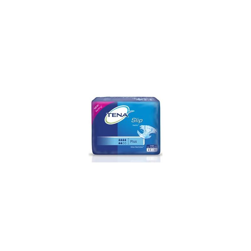 Tena Slip Plus Large - Mutandine per Incontinenza, Pacco da 30 Pezzi