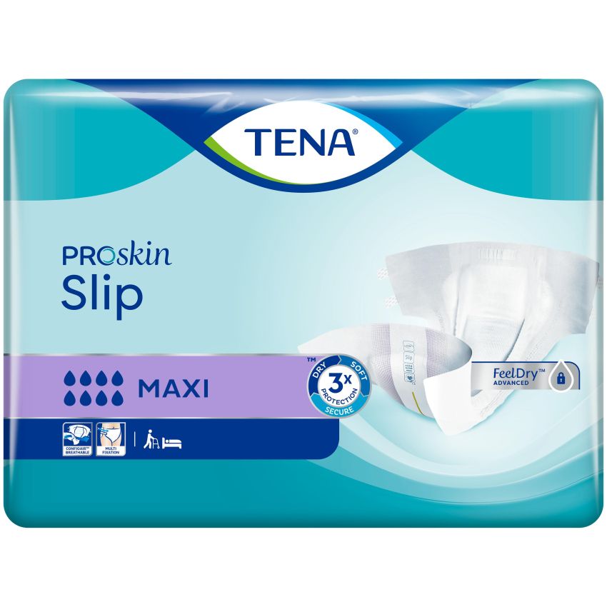 Tena Slip Maxi Pannolini a Mutandina, Taglia S, Confezione da 24 Pezzi