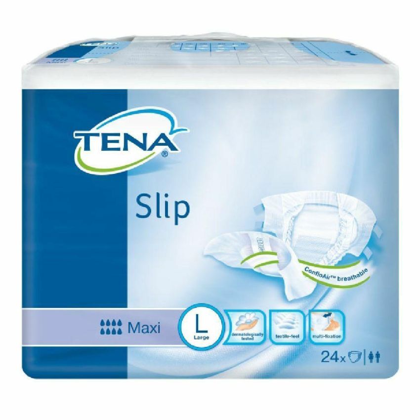 Tena Slip Maxi - Pannoloni a Mutandina Taglia L - Pack da 24 Pezzi