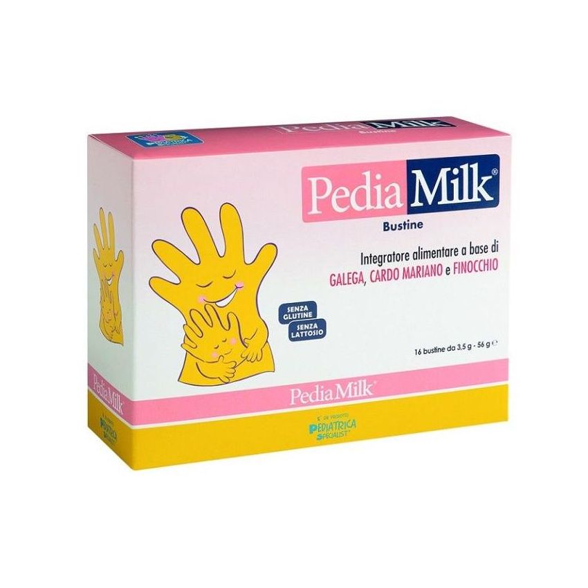 Pediamilk Bustine per Bambini - Confezione da 16 Pezzi