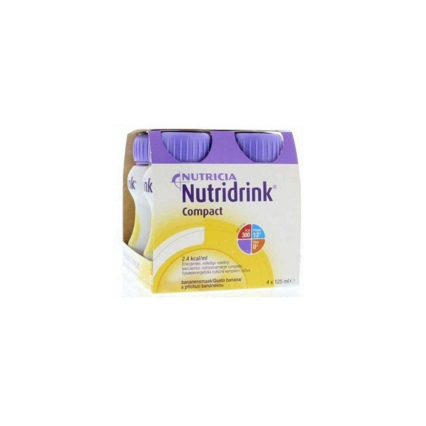 Nutridrink Compact Energizing Banana Flavor Drink - 4x125ml