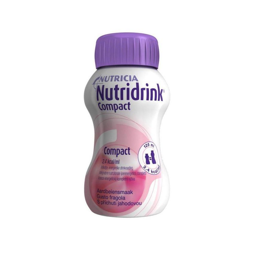 Nutridrink Compact 4x125ml - Sapore Fragola