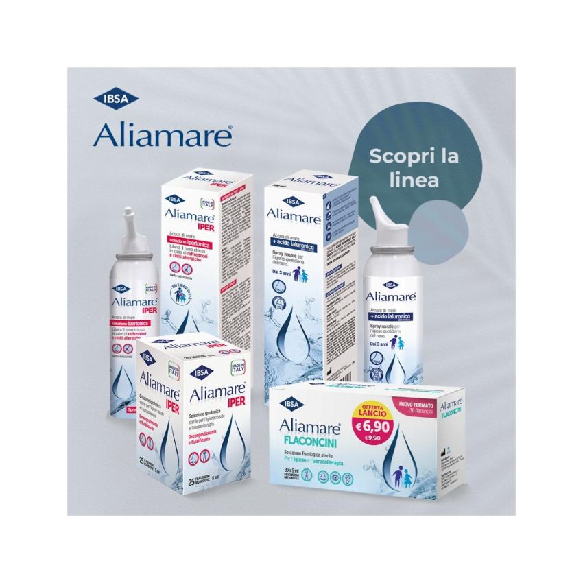 Aliamare Iper Spray Nasale Soluzione Ipertonica 125ml