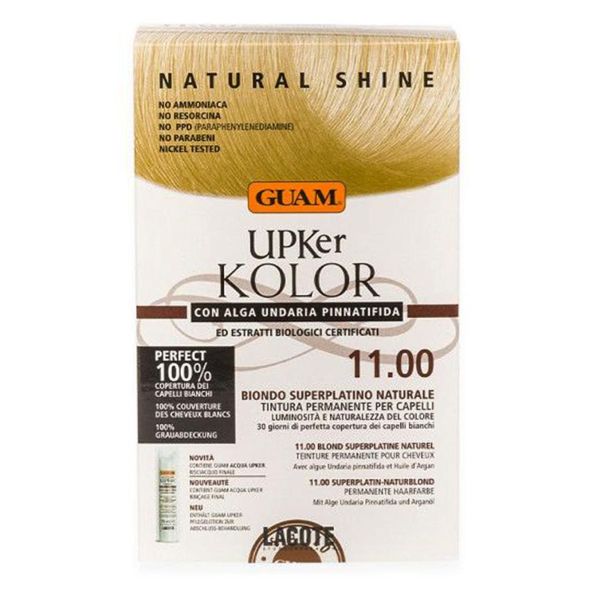 Guam Upker Kolor Tinta Capelli - 11.0 Biondo Superplatino Naturale